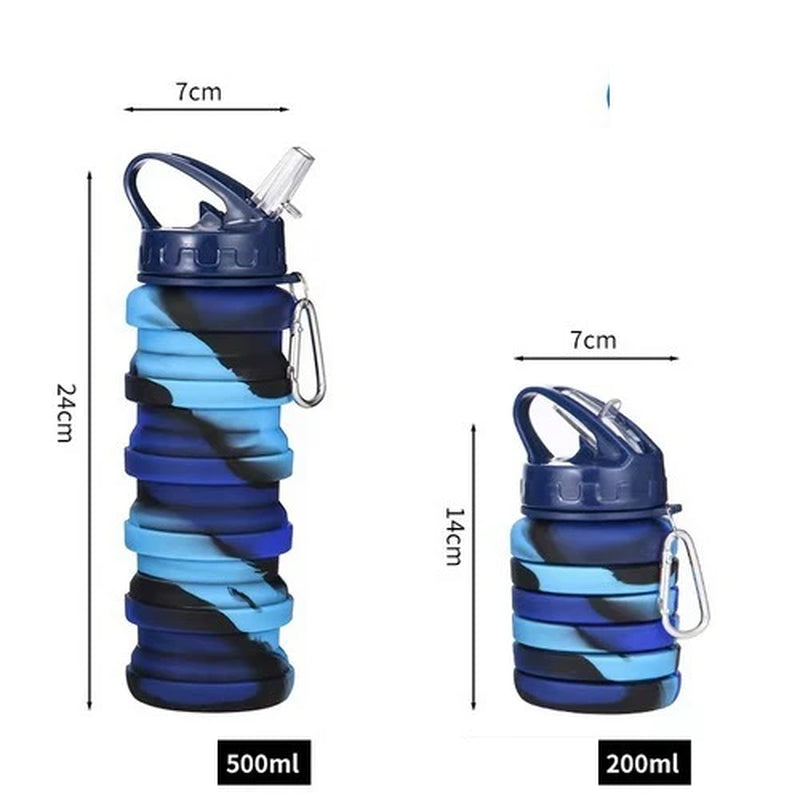 New Portable Silicone Water Bottle