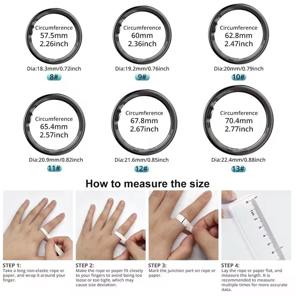 Waterproof Smart Ring