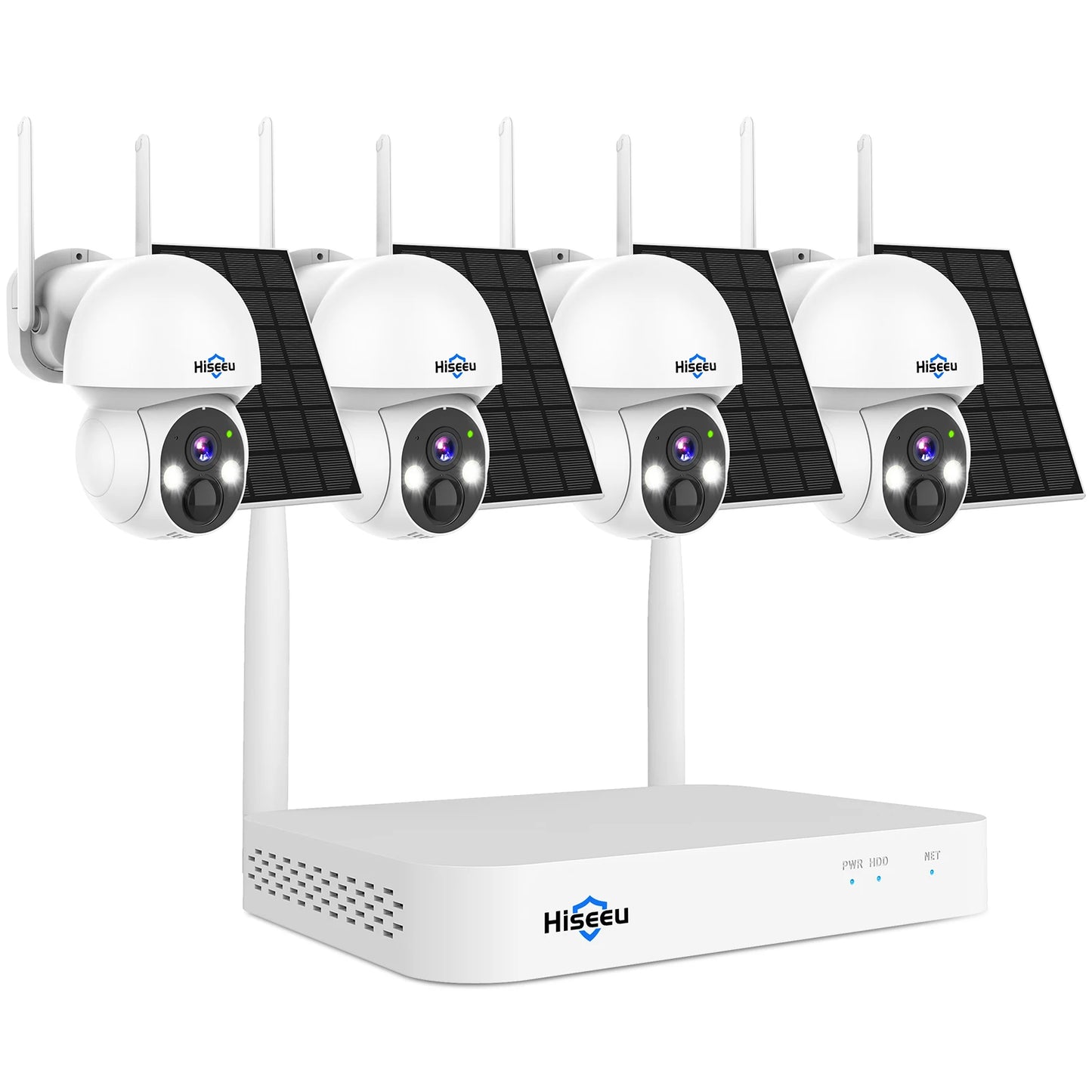 4MP Wifi PTZ Solar IP Camera Security System Kit