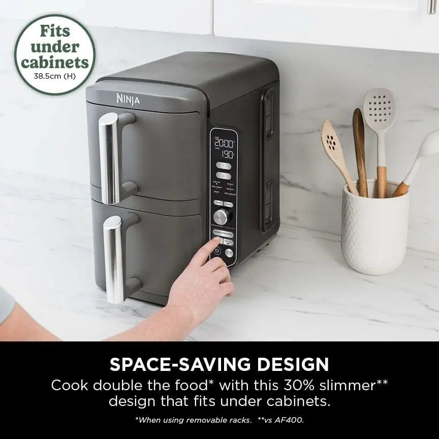 6 in 1 Air Fryer, Double Basket without Transformer