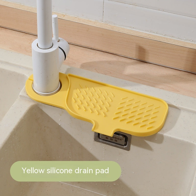 Silicone Draining Pad Kitchen Sink Rack
