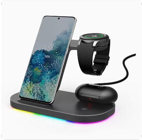 3-in-1 Wireless Charger Dock Stand