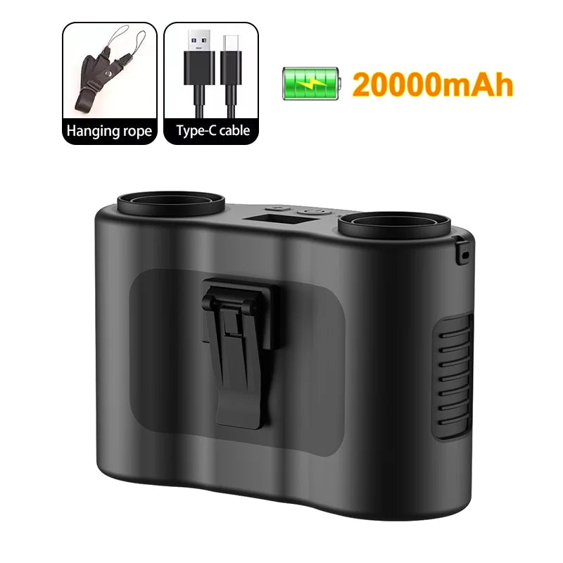 Wearable Mini USB Rechargeable Hanging Fan