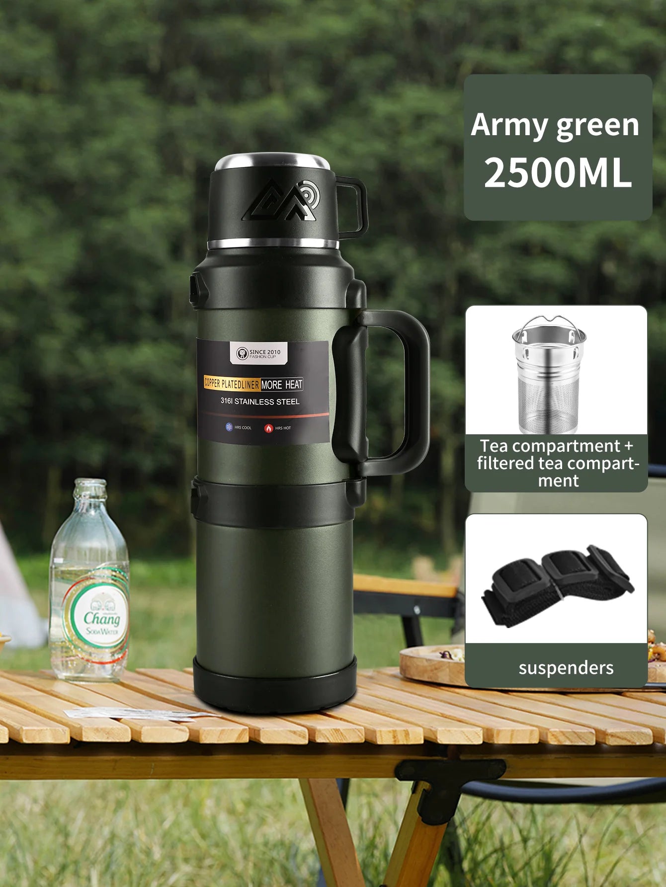 Stainless Steel Thermos, Suitable for Travel