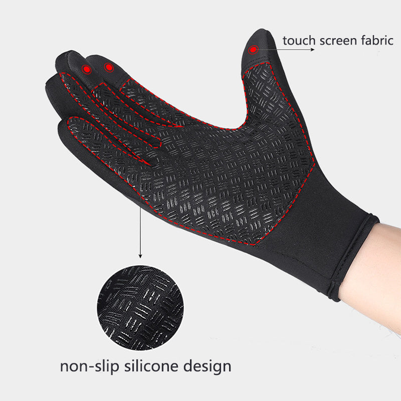 Waterproof Riding Motorcycle Fleece Sports Gloves - Sheiloo