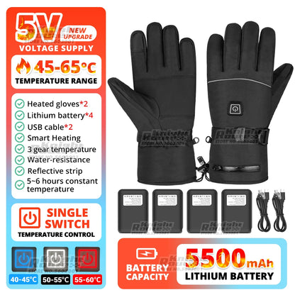 Rechargeable,Winter Thermal Gloves with Heating 