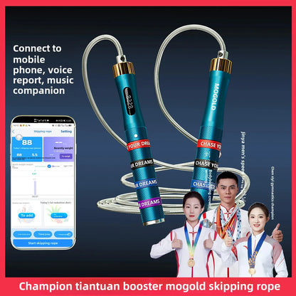 Bluetooth Counting Card Buckle Bearing Jump Rope