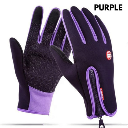 Waterproof Riding Motorcycle Fleece Sports Gloves - Sheiloo
