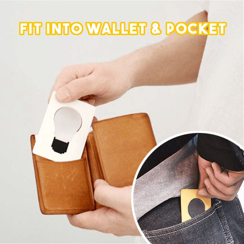 Mini Wallet Foldable LED Pocket Lamp