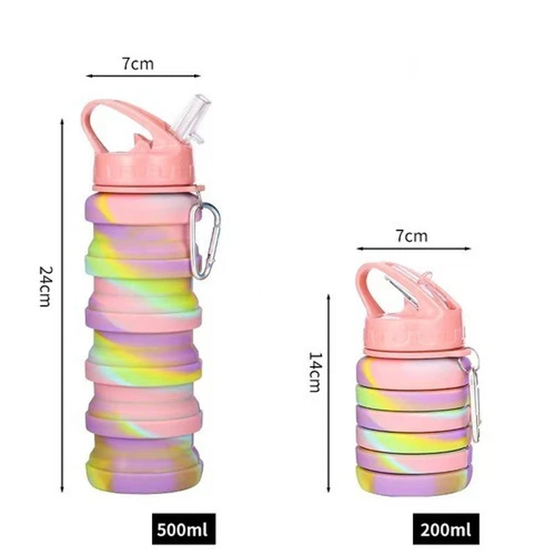 New Portable Silicone Water Bottle