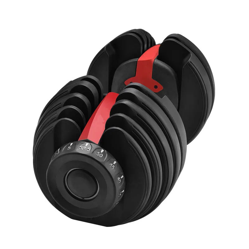 Free Weights Body Building Custom Logo Adjustable Dumbbell Sets 10-50Kg Multiweight Options Weighted Dumbbell