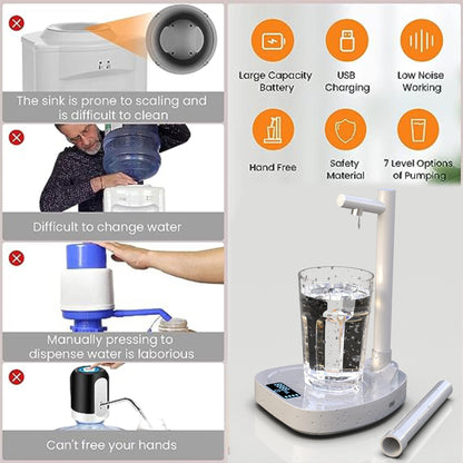 Automatic Mini Water Dispenser With Stand - Sheiloo