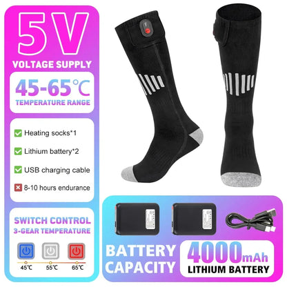 Winter Rechargeable Heating Socks