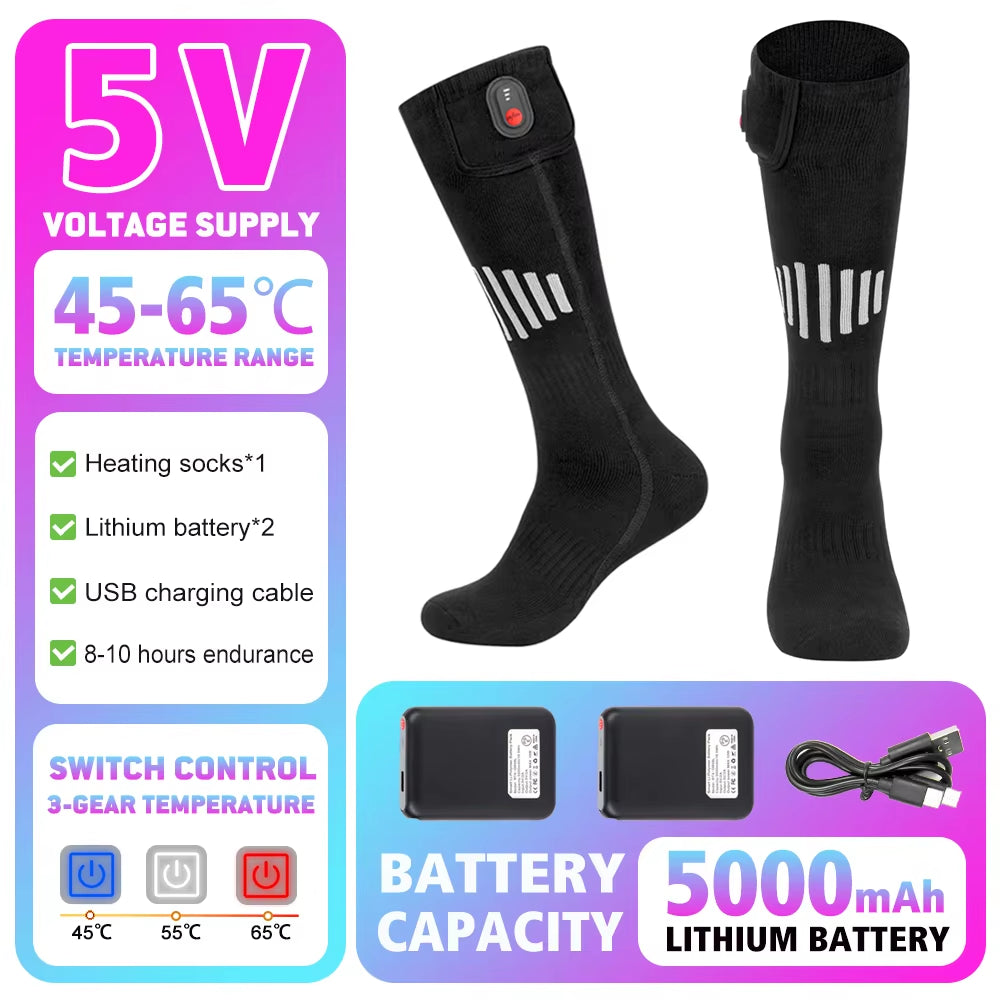 Winter Rechargeable Heating Socks