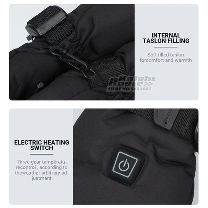 Rechargeable,Winter Thermal Gloves with Heating 