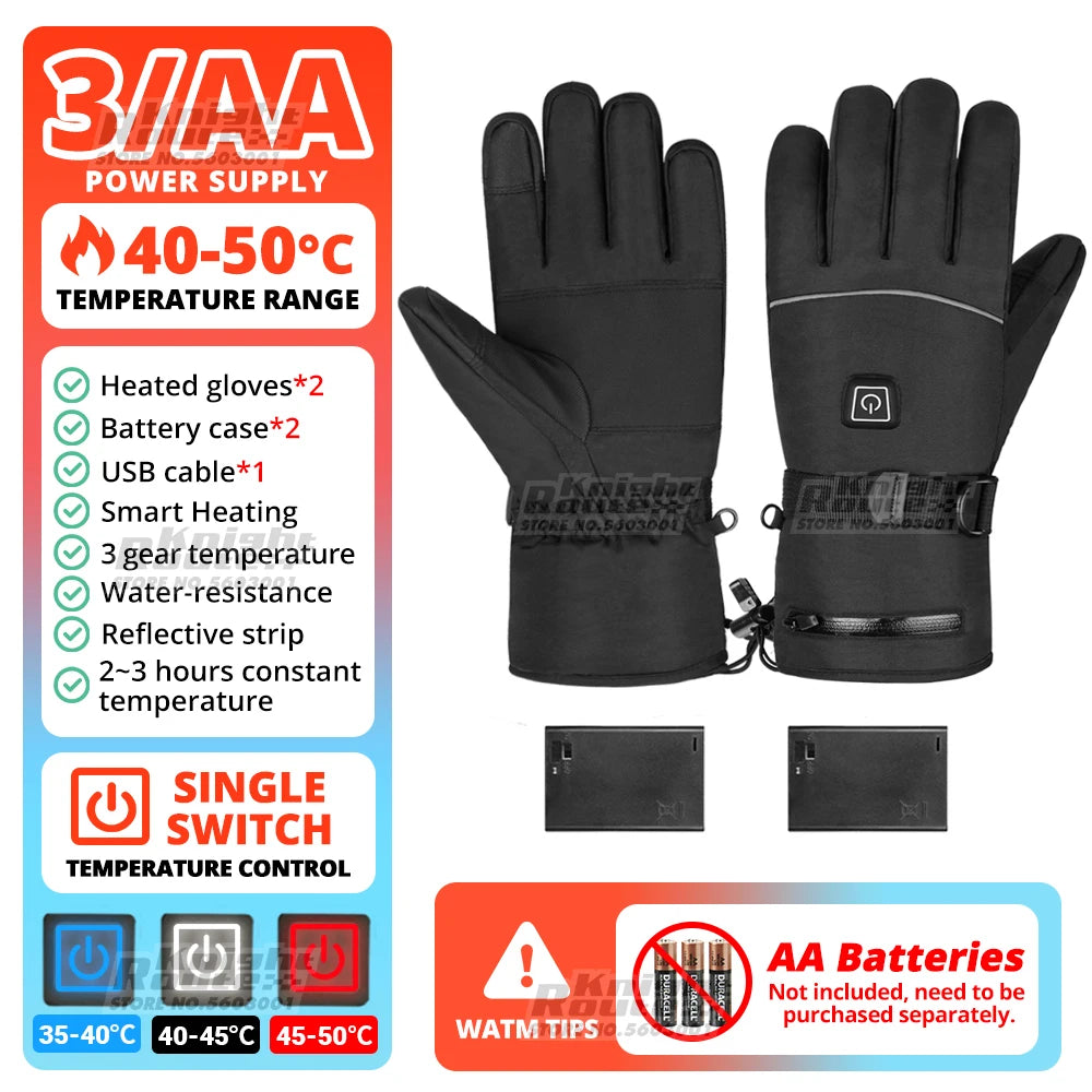 Rechargeable,Winter Thermal Gloves with Heating 