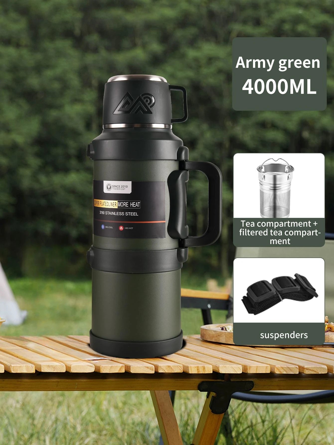Stainless Steel Thermos, Suitable for Travel