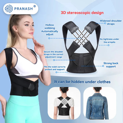 Adjustable Back Posture Corrector Belt