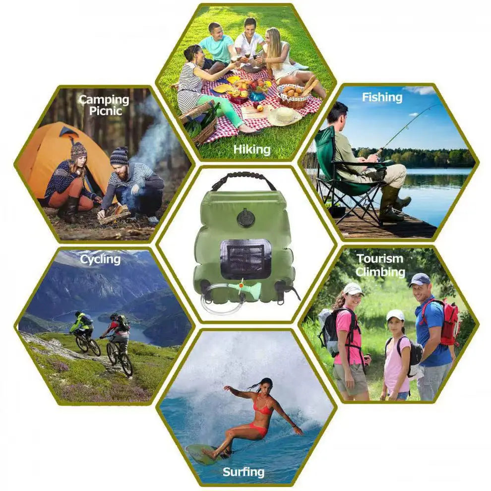 Camping Folding Camping Shower Bag