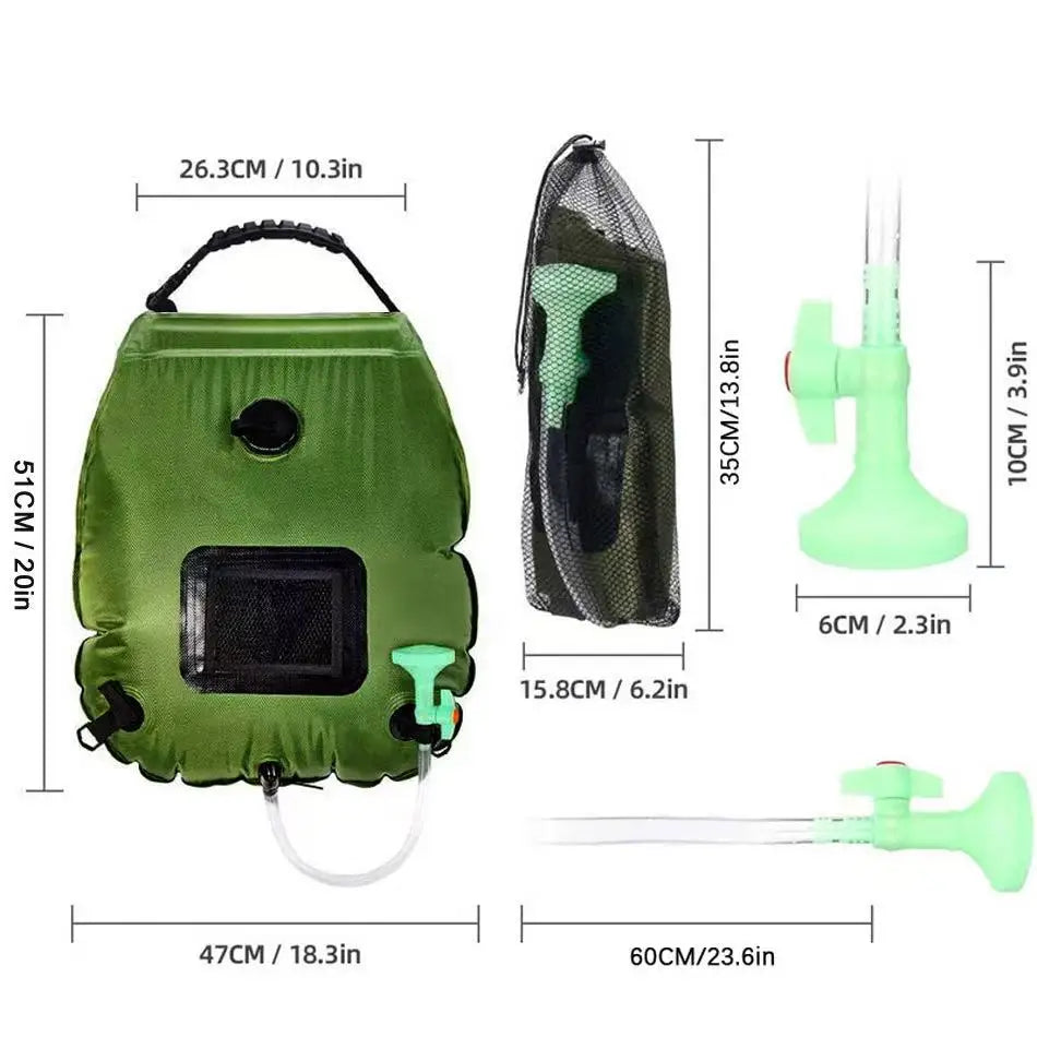 Camping Folding Camping Shower Bag