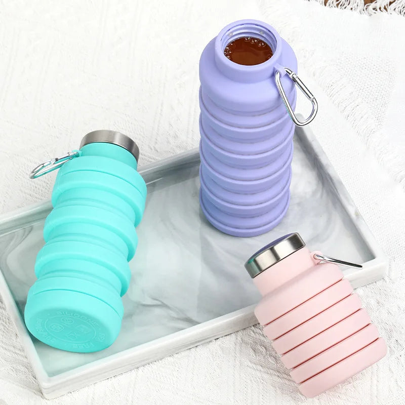 New Portable Silicone Water Bottle