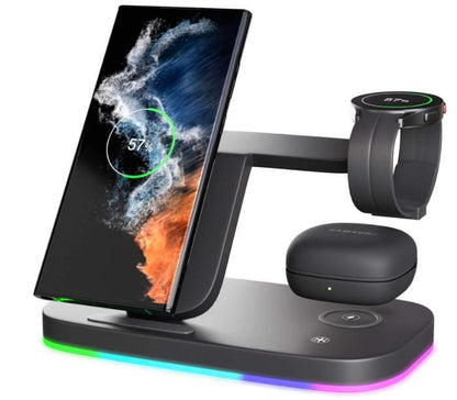 3-in-1 Wireless Charger Dock Stand