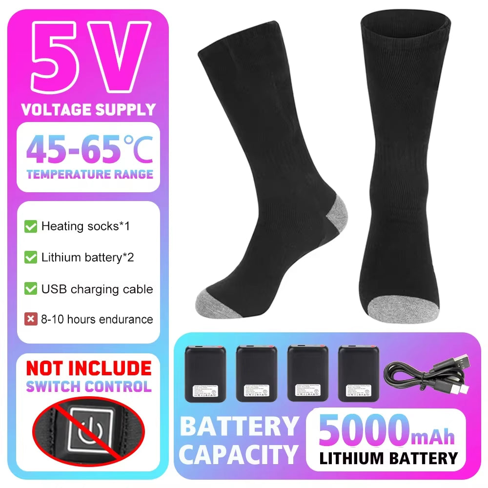 Winter Rechargeable Heating Socks