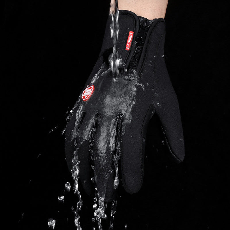Waterproof Riding Motorcycle Fleece Sports Gloves - Sheiloo