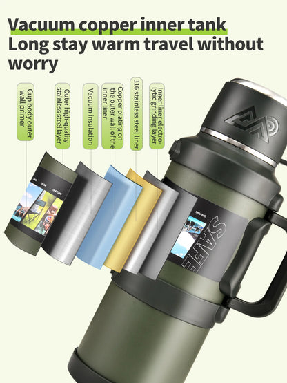 Stainless Steel Thermos, Suitable for Travel
