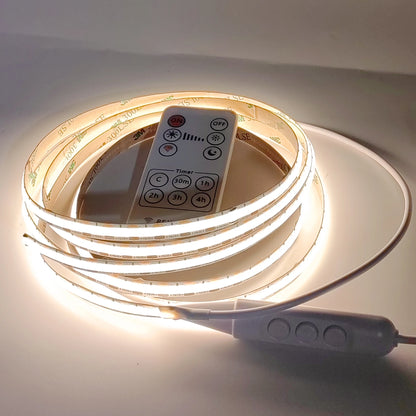 Remote Control DC5V USB COB LED Light Strip 