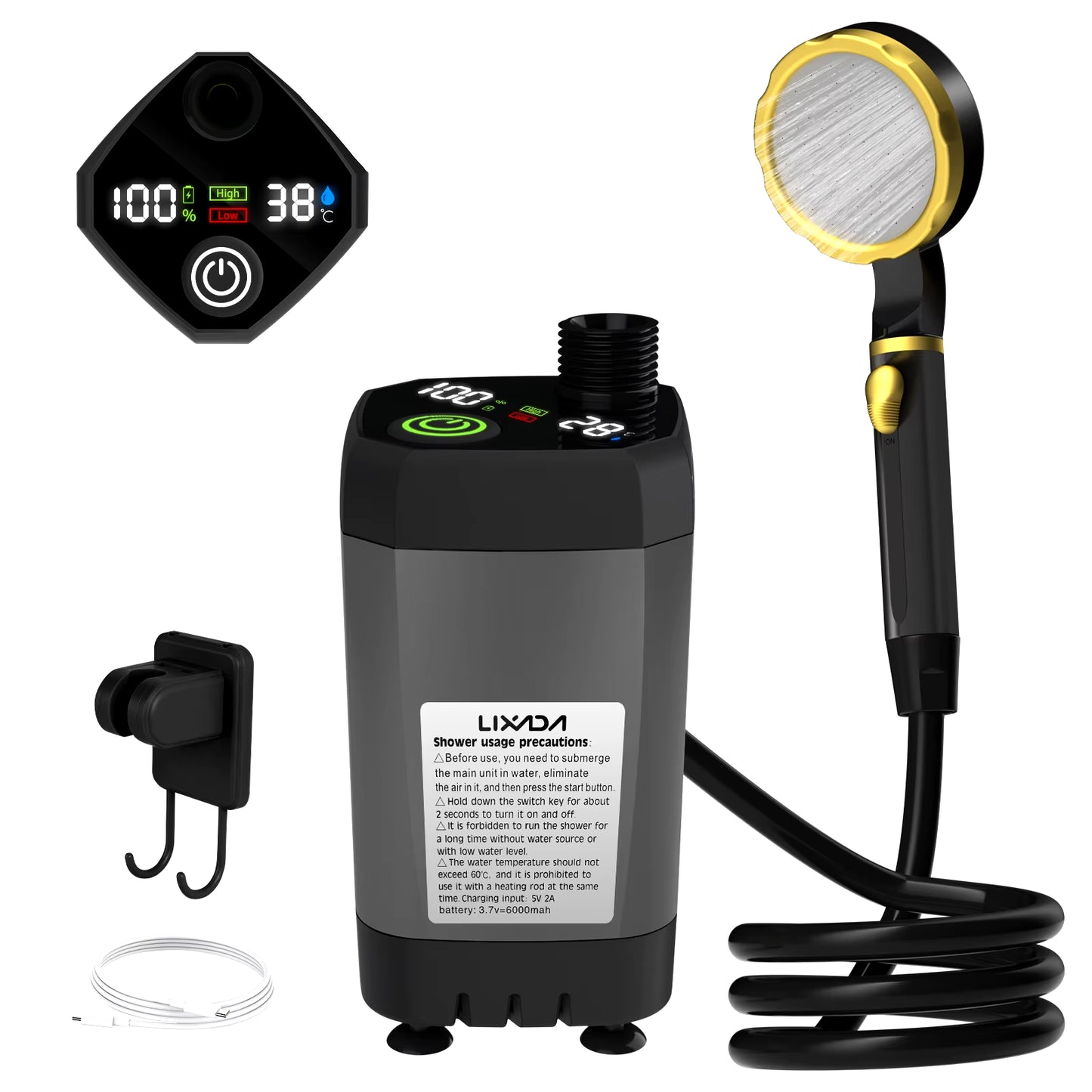RV Outdoor Camp Shower Kit