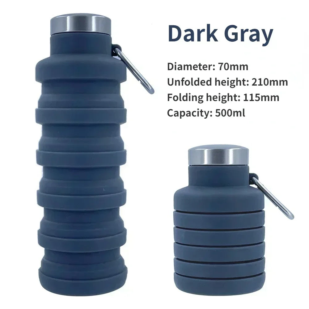 New Portable Silicone Water Bottle