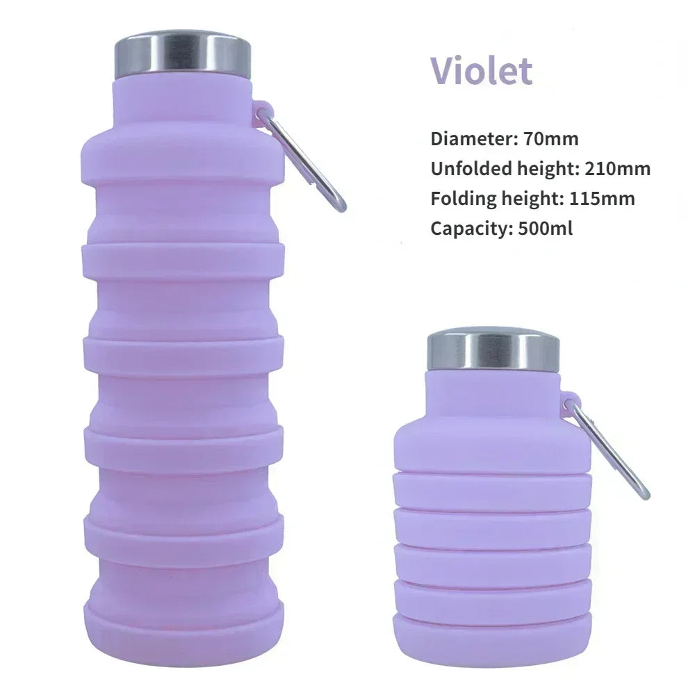 New Portable Silicone Water Bottle