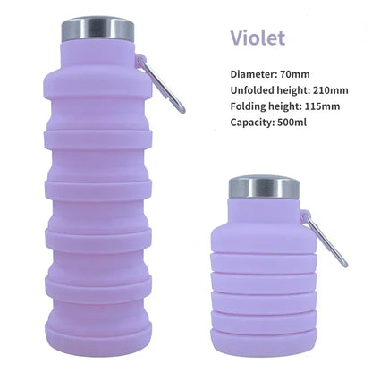 New Portable Silicone Water Bottle