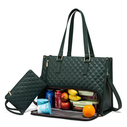 Women's Diagonal Insulated Lunch Box Bag - Sheiloo