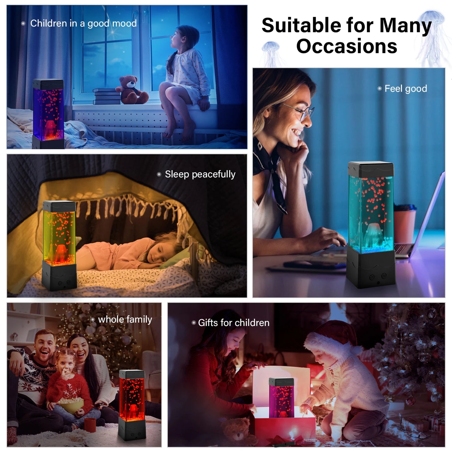 Lava Lamp USB Powered Volcano Night Light