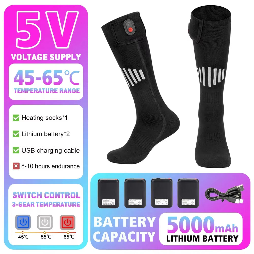 Winter Rechargeable Heating Socks