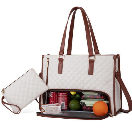 Women's Diagonal Insulated Lunch Box Bag - Sheiloo