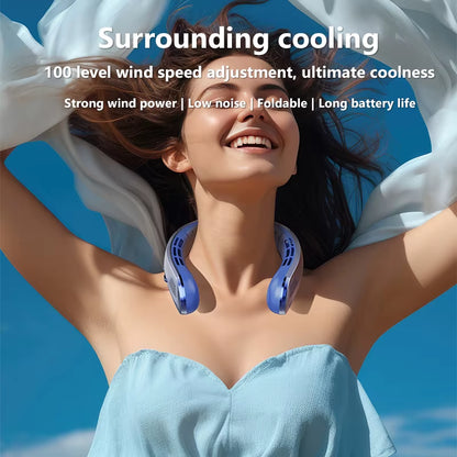 Portable Bladeless Mini Hanging Neck Fan