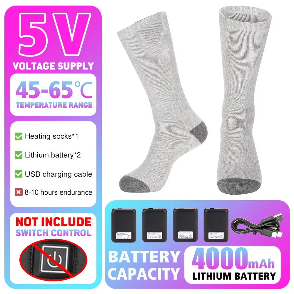 Winter Rechargeable Heating Socks