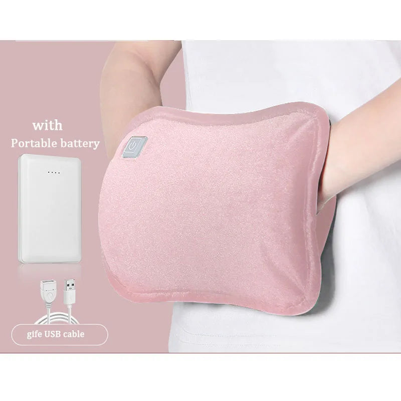 USB Rechargeable Hot Water Bag Hand Warmer 