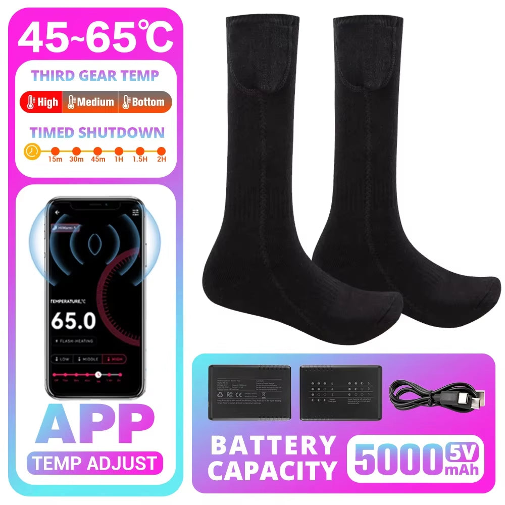 Winter Rechargeable Heating Socks