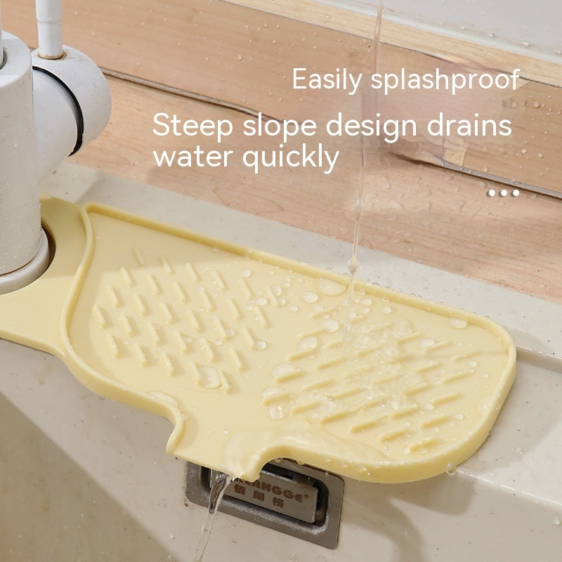 Silicone Draining Pad Kitchen Sink Rack