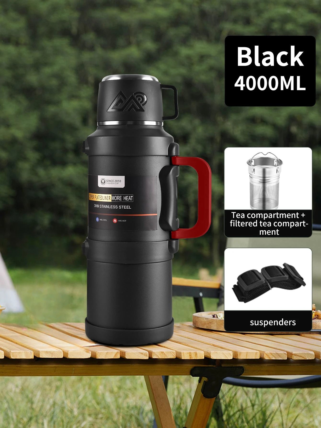 Stainless Steel Thermos, Suitable for Travel