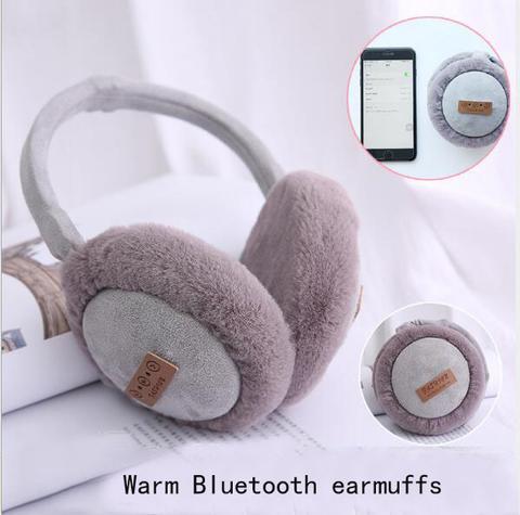 Adjustable Warm Plush Bluetooth Earmuffs Headphone - Sheiloo