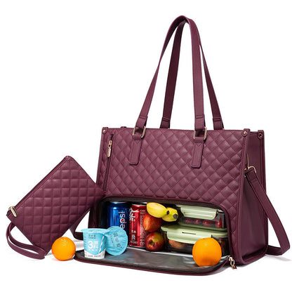 Women's Diagonal Insulated Lunch Box Bag - Sheiloo