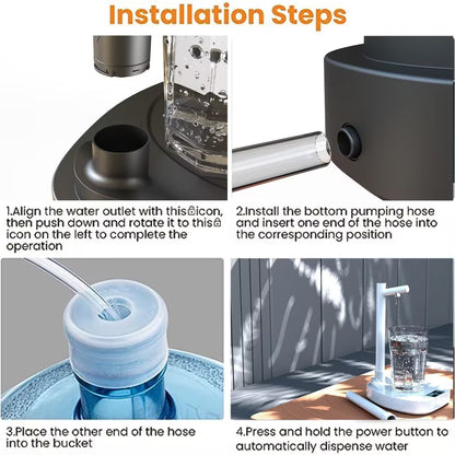 Automatic Mini Water Dispenser With Stand - Sheiloo