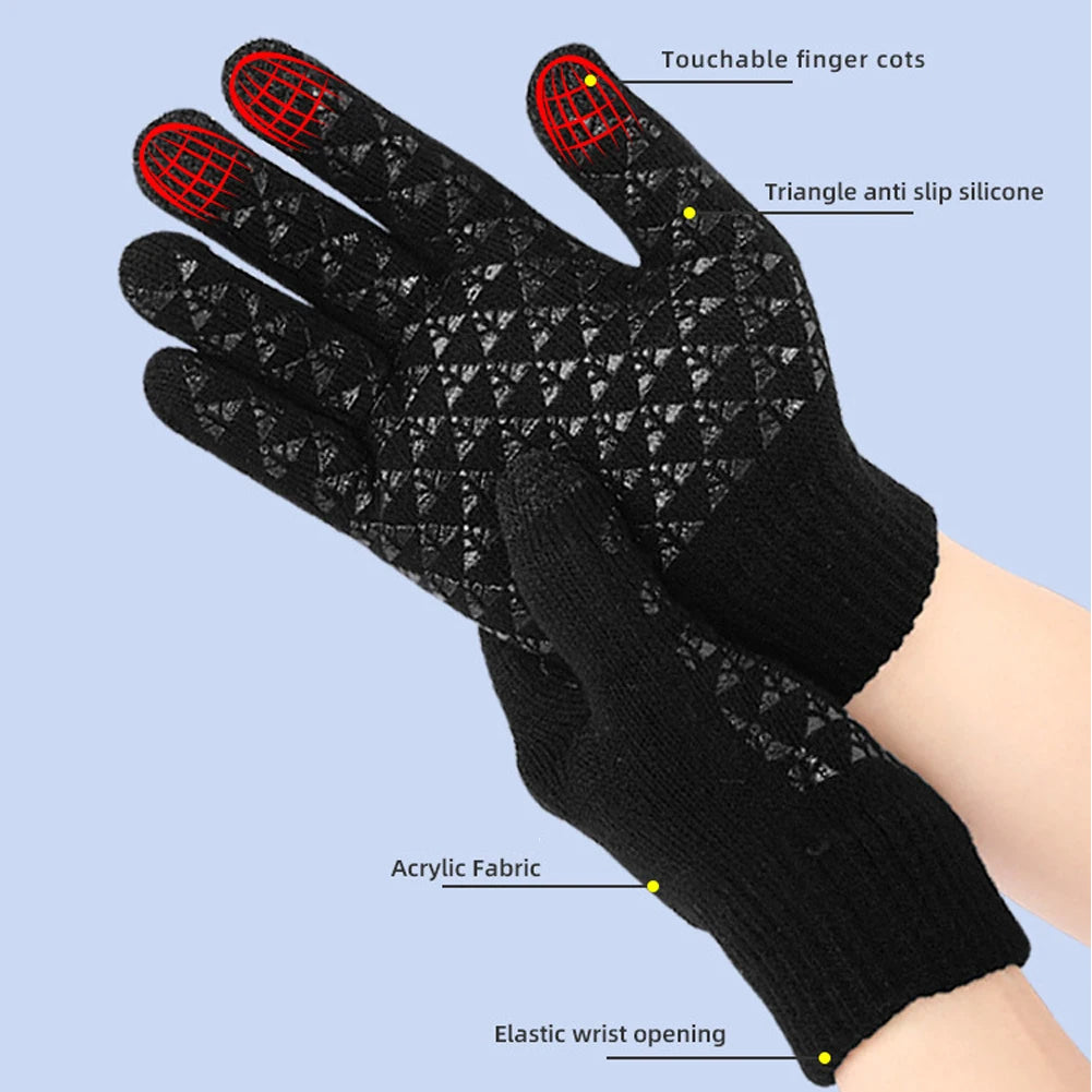 Touch Screen Outdoor Riding Electric Heated Gloves