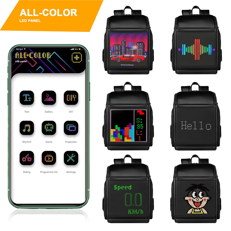 LED Smart Bluetooth Audio Backpack - Sheiloo