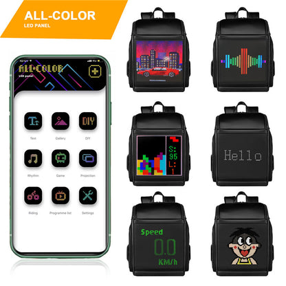LED Smart Bluetooth Audio Backpack - Sheiloo